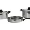 Berger Stainless Steel Pot Set 5 Pcs. -Quality Camping Shop 114664 2639038