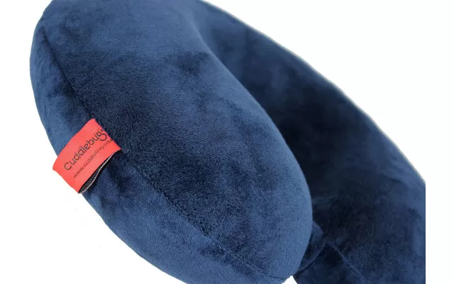 Cuddlebug Memory Foam Travel Pillow Blue 5 Cuddlebug Memory Foam Travel Pillow Blue - Image 3