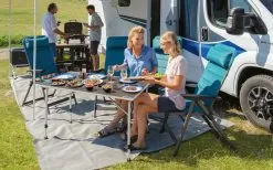 Berger Slimline Turquoise Folding Seat -Quality Camping Shop 290550 2169236