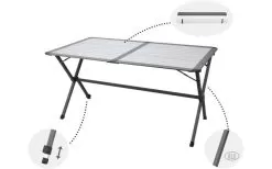 Bel Sol Johannes Camping Table 140 X 25 Cm -Quality Camping Shop 313727 2563232