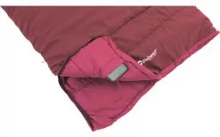 Outwell Ouwell Champ Kids Kids Blanket Sleeping Bag Dark Red -Quality Camping Shop 316821 2126567