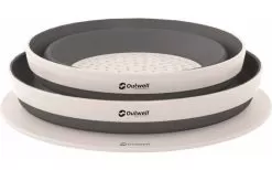 Outwell Collaps Foldable Bowl And Strainer Set 3 Pcs. -Quality Camping Shop 324854 2421614