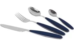Gimex Stainless Steel Cutlery Set 16 Pcs. Navy Blue -Quality Camping Shop 327731 2538170