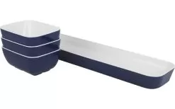 Gimex Bistro Tray With 3 Snack Bowls