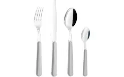 Berger Brezza Stainless Steel Cutlery Set Grey 16 Pcs.