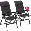 Berger Novara XL Folding Chair Set 2 Pieces