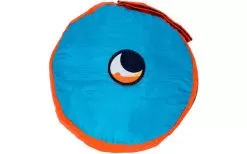 Ticket To The Moon Picnic Blanket 213 X 213 Cm Aqua / Orange