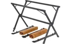 Bo-Camp Urban Outdoor Maryland Bamboo Alu Rolling Table -Quality Camping Shop 391832 2886211