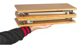 Bo-Camp Urban Outdoor Southwark Bamboo Aluminium Roll Up Table 60 X 40 Cm -Quality Camping Shop 391853 2892004