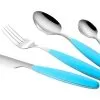 Gimex Stainless Steel Cutlery Set 4 Pieces Rainbow Blue -Quality Camping Shop 397812 2902307