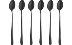 Amefa Austin Coffee Spoon Set 6 Pcs Black
