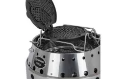 Petromax Cast Iron Reversible Waffle Iron Incl. Support Stand -Quality Camping Shop 419276 3003141