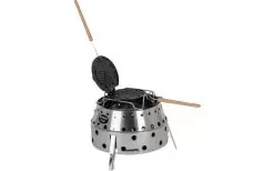 Petromax Cast Iron Reversible Waffle Iron Incl. Support Stand -Quality Camping Shop 419654 3003147