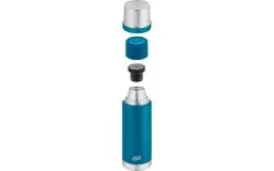 Esbit Sculptor Stainless Steel Insulated Bottle 1 Liter Polar Blue -Quality Camping Shop 424283 3018455 1