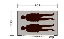 Outwell Freestanding Inner Tent Blue -Quality Camping Shop 439200 3116115
