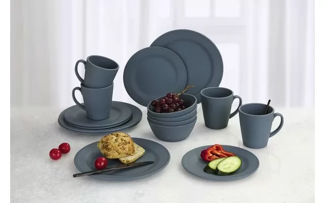 Berger Kynne Tableware Set 16 Pcs Green 4 Berger Kynne Tableware Set 16 Pcs Green - Image 2