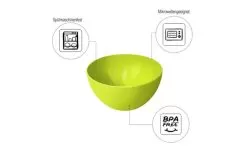 Rotho Caruba Bowl Small 23 Cm Green -Quality Camping Shop 442494 3318603