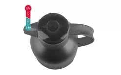 Emsa Vacuum Jug Samba 1 Liter Anthracite Translucent -Quality Camping Shop 458271 3304341