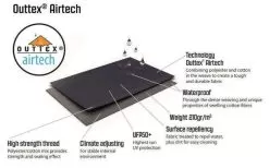 Outwell Hayward Lake 4ATC Tunnel Tent -Quality Camping Shop 487850 3587299
