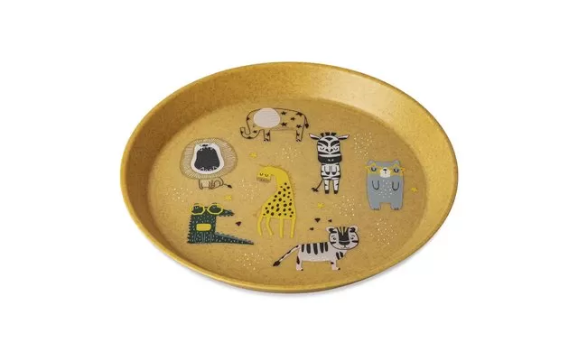Koziol Small Plate Connect Plate Africa Organic Yellow 205 Mm 6 Koziol Small Plate Connect Plate Africa Organic Yellow 205 Mm - Image 4