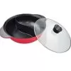 Miji HotPot Pot For 2 Dishes 4 Liters Red / Black -Quality Camping Shop 500906 3462045