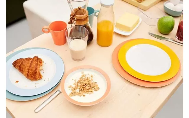 Mepal Wave Breakfast Plate 230 Mm Nordic Green 3 Mepal Wave Breakfast Plate 230 Mm Nordic Green