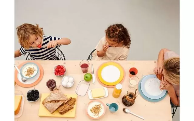 Mepal Wave Breakfast Plate 230 Mm Nordic Green 4 Mepal Wave Breakfast Plate 230 Mm Nordic Green - Image 2