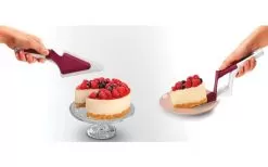 Metaltex Cake Server With Slider White/furchsia -Quality Camping Shop 504029 3375899