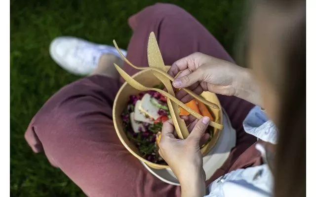 Koziol Klikk Cutlery Set-3-piece Nature Desert Sand 9 Koziol Klikk Cutlery Set-3-piece Nature Desert Sand - Image 7