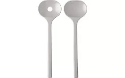 Mepal Bloom Salad Servers 2 Pieces Pebble White