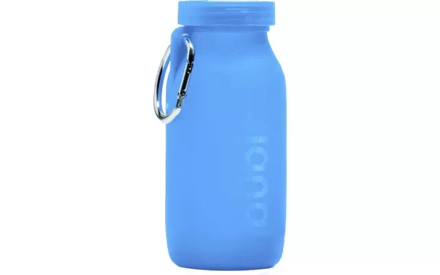 NTP Bübi Bottle Foldable Silicone Bottle Light Blue 414 Ml 3 NTP Bübi Bottle Foldable Silicone Bottle Light Blue 414 Ml