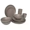 Bo-Camp Hoxton Tableware Set 16 Pieces Beige -Quality Camping Shop 513974 3446444