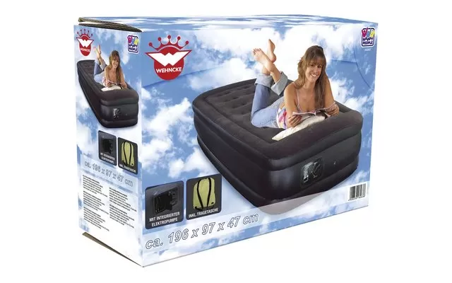 Happy People Deluxe Airbed 196 X 97 X 47cm Green / Beige 8 Happy People Deluxe Airbed 196 X 97 X 47cm Green / Beige - Image 6