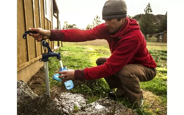 Nalgene 'OTF' Drinking Bottle 0.65 Liter Transparent / Black 4 Nalgene 'OTF' Drinking Bottle 0.65 Liter Transparent / Black - Image 2