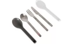 Bo-Camp Cutlery Set 3 Pieces 1 Person Silver
