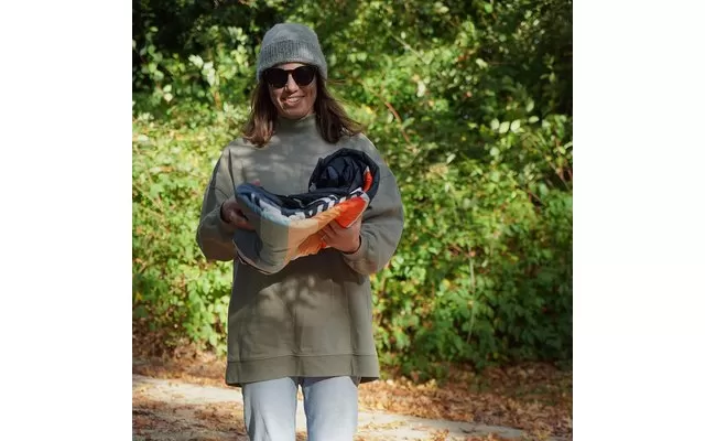 Voited Recycled Ripstop Travel Blanket Monadnock/tree Green 5 Voited Recycled Ripstop Travel Blanket Monadnock/tree Green - Image 3