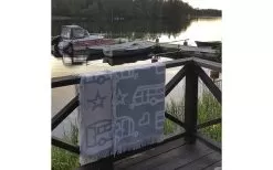 Pufz Blanket Caravan White / Gray -Quality Camping Shop 553267 3686582