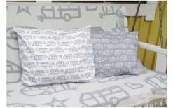 Pufz Pillowcase Camper Gray / White -Quality Camping Shop 553423 3688144 2