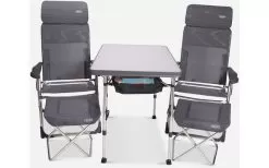 Crespo Set 213 Classic Table With 2 Chairs And Stools And Accessories -Quality Camping Shop 559156 3705221