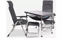 Crespo Set 213 Classic Table With 2 Chairs And Stools And Accessories -Quality Camping Shop 559264 3705233