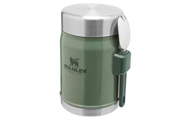 Stanley Classic Legendary Food Container With Spoon 0.4 Liter Hammertone Green 5 Stanley Classic Legendary Food Container With Spoon 0.4 Liter Hammertone Green - Image 3