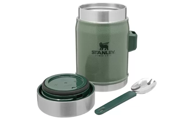 Stanley Classic Legendary Food Container With Spoon 0.4 Liter Hammertone Green 6 Stanley Classic Legendary Food Container With Spoon 0.4 Liter Hammertone Green - Image 4