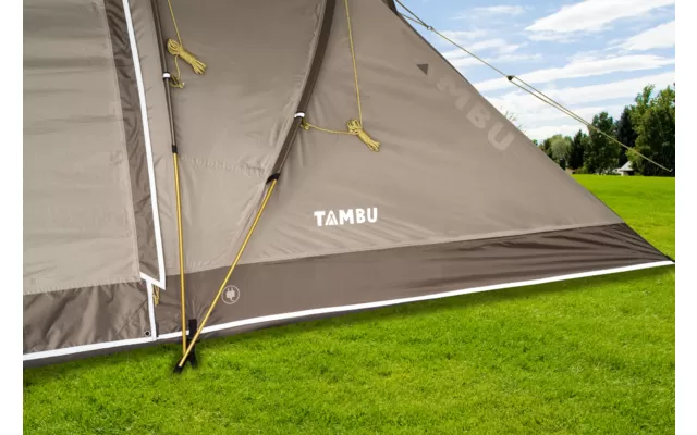 Tambu Agnikunda Comfort Vis à Vis 4 Person Trekking Tunnel Tent Brown 4 Tambu Agnikunda Comfort Vis à Vis 4 Person Trekking Tunnel Tent Brown - Image 2