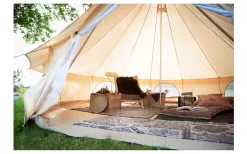 Nordisk Asgard 12.6 Cotton Bell Tent For 6 People Natural -Quality Camping Shop 589691 4292395
