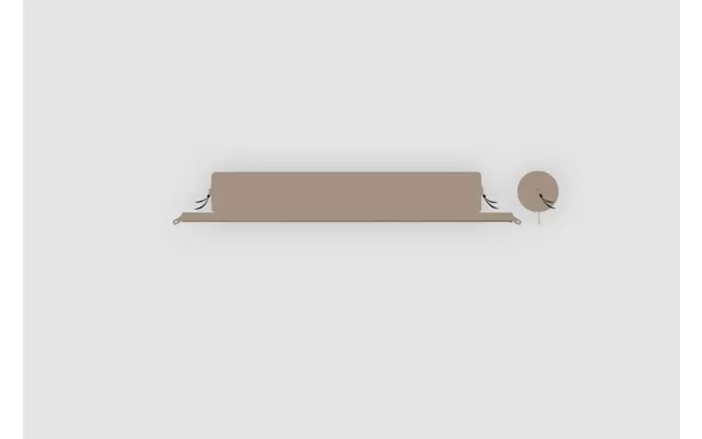 Bent Connectable Cushion Roll Zip Lounger XL 175 X 30 Cm Ocher 4 Bent Connectable Cushion Roll Zip Lounger XL 175 X 30 Cm Ocher - Image 2