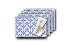 Westmark Arabesque Placemats 4 Pieces 43.5 X 28.5 Cm Blue -Quality Camping Shop 613147 4438147
