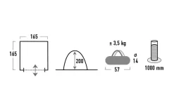 High Peak Multipurpose Tent Lido 11 High Peak Multipurpose Tent Lido -Quality Camping Shop 615331 4452195