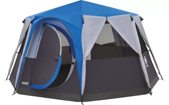 Coleman Octagon 8 Person Family Tent Gray 3 Coleman Octagon 8 Person Family Tent Gray