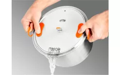 GSI Glacier Stainless Steel Base Camper Cooking Set 6 Piece Large 10 GSI Glacier Stainless Steel Base Camper Cooking Set 6 Piece Large -Quality Camping Shop 648939 4582089