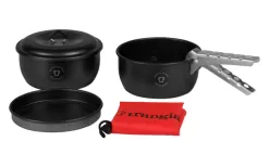 Trangia Tundra III Camping Pot And Pan Set 3 Pieces Non-stick Non-Stick -Quality Camping Shop 653571 4554237